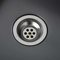 thumbnail image 2 of vidaXL 23.6-inch Kitchen Sink with Strainer Black Stainless Steel, 2 of 10