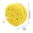 thumbnail image 2 of Exfoliating Bath Shower Sponges, Deep Cleansing Body Sponge, Gentle Soothing Body Sponge Bath Shower Sponge for Women Men Kids (Yellow), 2 of 5