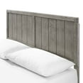 thumbnail image 4 of Platform Bed Frame, Queen Size, Wood, Grey Gray, Modern Contemporary Urban Design, Bedroom Master Guest Suite, 4 of 10