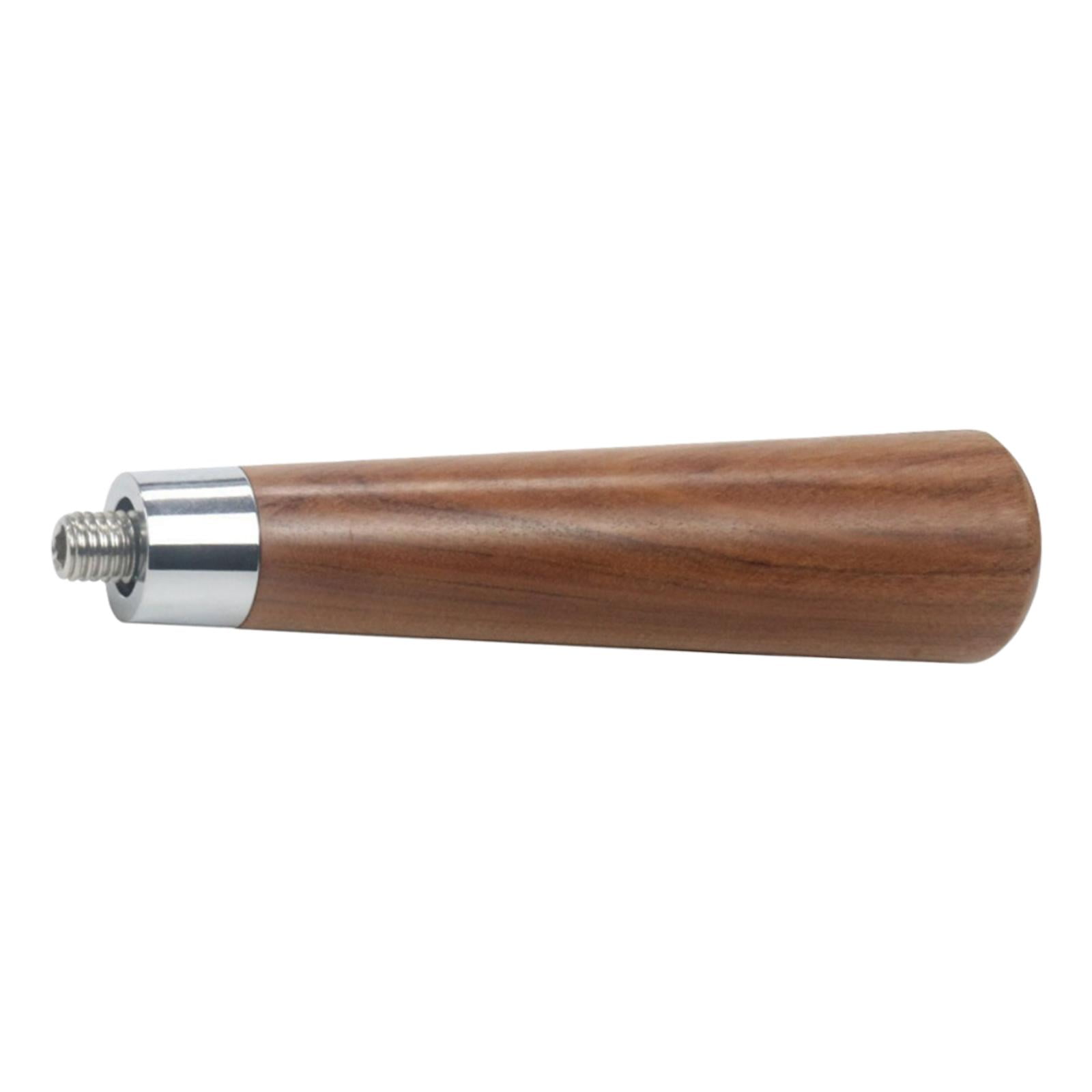 Replacement Wooden Portafilter Handle M10 Screw Thread Solid Walnut Wood 