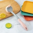 thumbnail image 1 of Clearance!Long Handle Non-Stick Pot Brush-Durable Kitchen Scrubber with No-Slip Grip,Safe for Cookware Cleaning,Dishwasher Safe Pot Scrub Brush for Household Use, 1 of 6