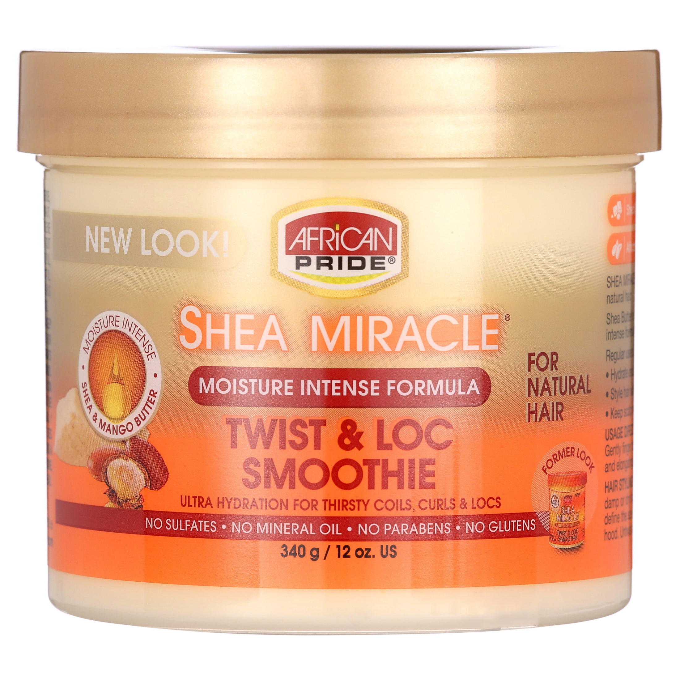 AFRICAN PRIDE Shea Miracle Twist & Loc Smoothie (12oz) AFRICAN PRIDE Shea Miracle Twist & Loc Smoothie (12oz)