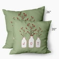 thumbnail image 2 of Simply Daisy 14" x 20" Joy Decorative Throw Pillow, 2 of 2