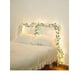 thumbnail image 3 of Guirnalda de mimbre de hoja verde de arce Artificial, 20 luces Led, decoración de alambre de cobre con energía Solar, 3 of 4