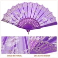 thumbnail image 6 of 8Pcs Retro Hand Fan Handheld Folding Fan Dancing Fan Chinese Style Performance Fan, 6 of 6