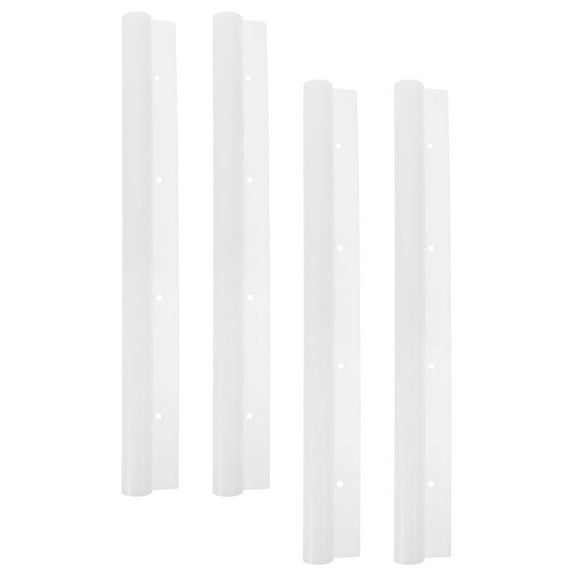 ELAYARD 4-Pack White Plastic Golf Flag Tubes Portable and Fixed for Golf Course Flags and Accessories