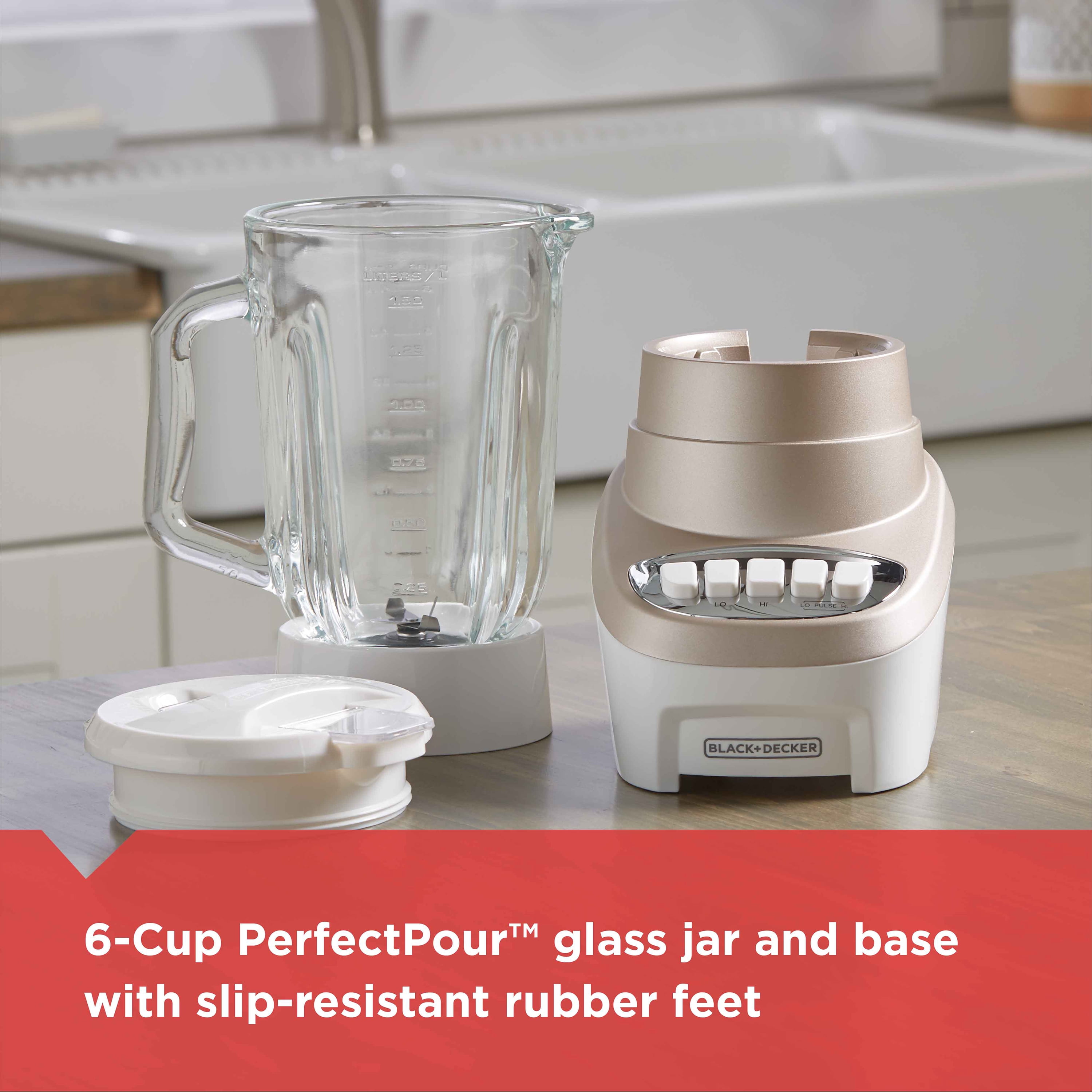BD Blender Glass Wht