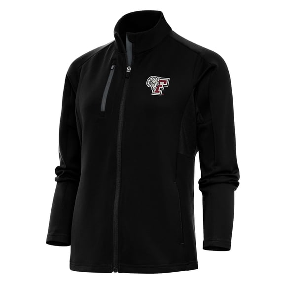 Women's Antigua Black Fordham Rams Generation Full-Zip Jacket