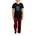 thumbnail image 4 of CafePress - Gargoyle Tattoo Women's Dark Pajamas - Women's Short Sleeve Print T-Shirt and Pants Dark Cotton Pajama Set, 4 of 7