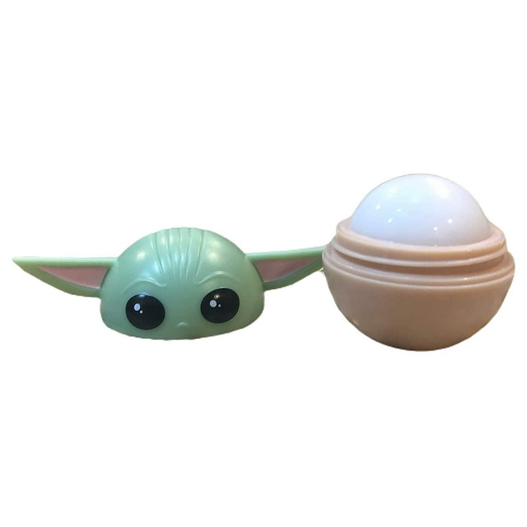 Star Wars Baby Yoda Lip Balm - Bundle with 6 Baby Yoda Shaped Lip Balms in  Strawberry Flavor for Party Favors Plus Mandalorian Stickers | Star Wars