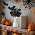 thumbnail image 5 of Neoyler Halloween Decorations Indoor Ghost Decor with Elegant Black Maple Leaf Cuttings for Festive Vibe In Living Spaces and Event Venues 19.7x11.8x11.8in Black, 5 of 6