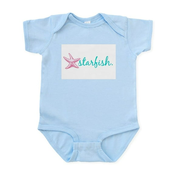 CafePress - Starfish Body Suit - Baby Light Bodysuit, Size Newborn - 24 Months