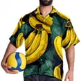 thumbnail image 4 of Banana Men's Casual Printed Button Down Short Sleeve Beach Shirts, 4 of 6