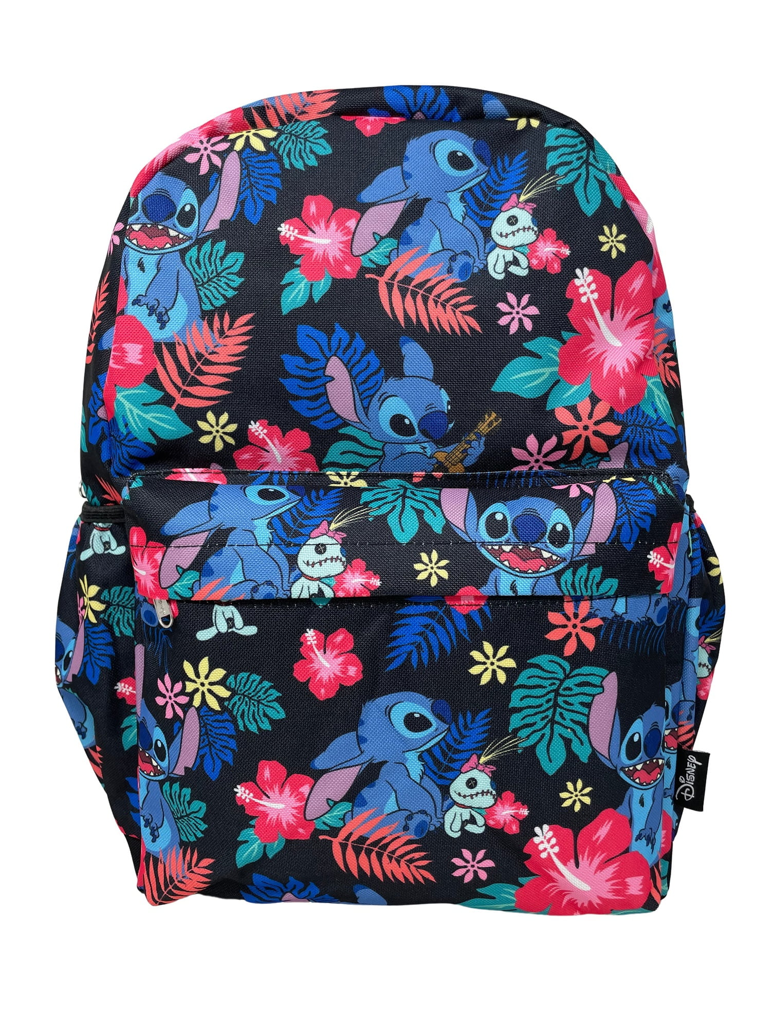 Lilo And Stitch 3D Backpack Floral Large Size 