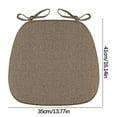 thumbnail image 2 of maho 1Pcs Dining Room Chair Cushions with Ties 13.77 x 16.14 Inch Kitchen Chair Pad with High Density Sponge Seat Cushion Removable Chair Cover Machine Washable, 2 of 3