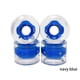 thumbnail image 3 of Soidarity Reemplazo de ruedas de patín de 4 piezas, componente modificado profesional, modificación de rueda de rodillo en línea Universal patinar Azul oscuro, 3 of 6