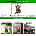 thumbnail image 3 of Rottweiler Christmas Ornament – Holiday Dog Memorial Gift & Xmas Tree Hanging Mica Décor, 3 of 3