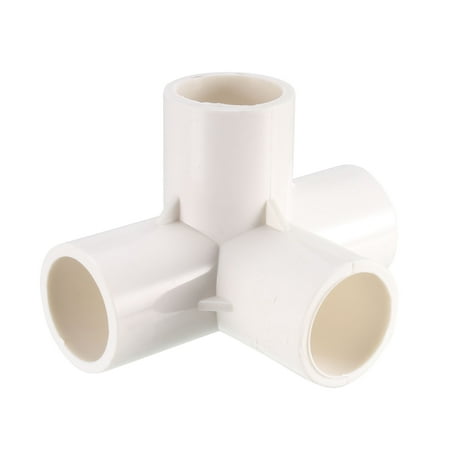 pvc way fittings pipe inch elbow fitting tee furniture corner grade 6pcs walmart