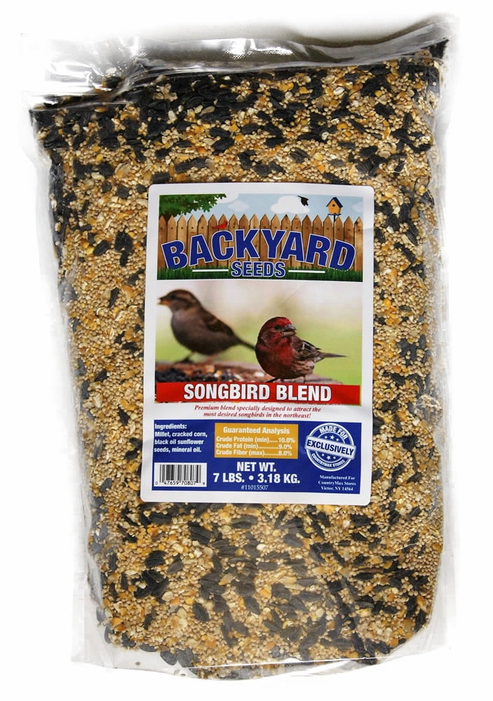 Backyard Seeds Songbird Blend Bird Seed 7 Pounds