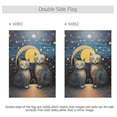 thumbnail image 3 of Cats Planet Spots Starry Sky Garden Flag Double Sided Outdoor Banners for Courtyard Outdoor Lawn Farmhouse Holiday Decorations, 3 of 5