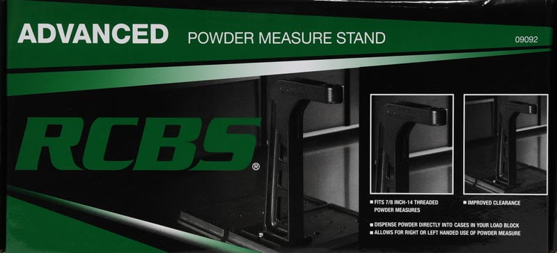 RCBS Advanced Powder Measure/ Piggyback Stand 09092 