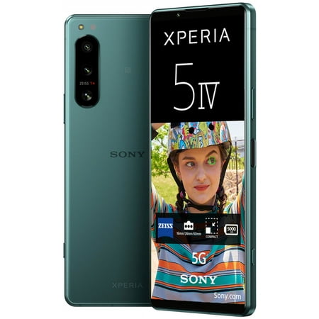 Sony Xperia 5 IV DUAL SIM 128GB ROM + 8GB RAM (GSM Only | No CDMA) Factory Unlocked 5G Smartphone (Green) - International Version