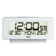 thumbnail image 1 of Yeacher FanJu Digital Alarm Clock with Backlight LCD Screen Time Calendar Week Temperature Display ℃/, 1 of 8