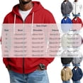 thumbnail image 2 of Rvwovn Men's Zip Up Hooded Jacket Utility Multi-Pocket Casual Fall Winter Outerwear Sizes S-3X, 2 of 7