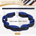 thumbnail image 2 of Fitness Resistance Bands, 8-Section Number Stretch Resistance Band, Elastic Stretch Strap with Handles Sapphire Blue - Fitting for (Full Body Training/Yoga), 2 of 7