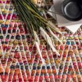thumbnail image 4 of nuLOOM Rochell Handwoven Chevron Area Rug, 5 x 8 ft, Magenta, 4 of 4
