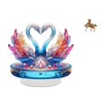 thumbnail image 1 of Estatua de escultura de cisne,Escultura de cisne para decoración del hogar Adorno de San Valentín,Figura de caballo,Adorno de caballo,escultura animal,decoración de escritorio,Figuras de, 1 of 8