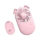 thumbnail image 1 of Mini ventilador portátil pequeño, silencioso, recargable, para escritorio de oficina, 1 of 6