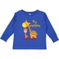 thumbnail image 3 of Inktastic My Grandma Loves Me Giraffe Boys or Girls Long Sleeve Toddler T-Shirt, 3 of 5