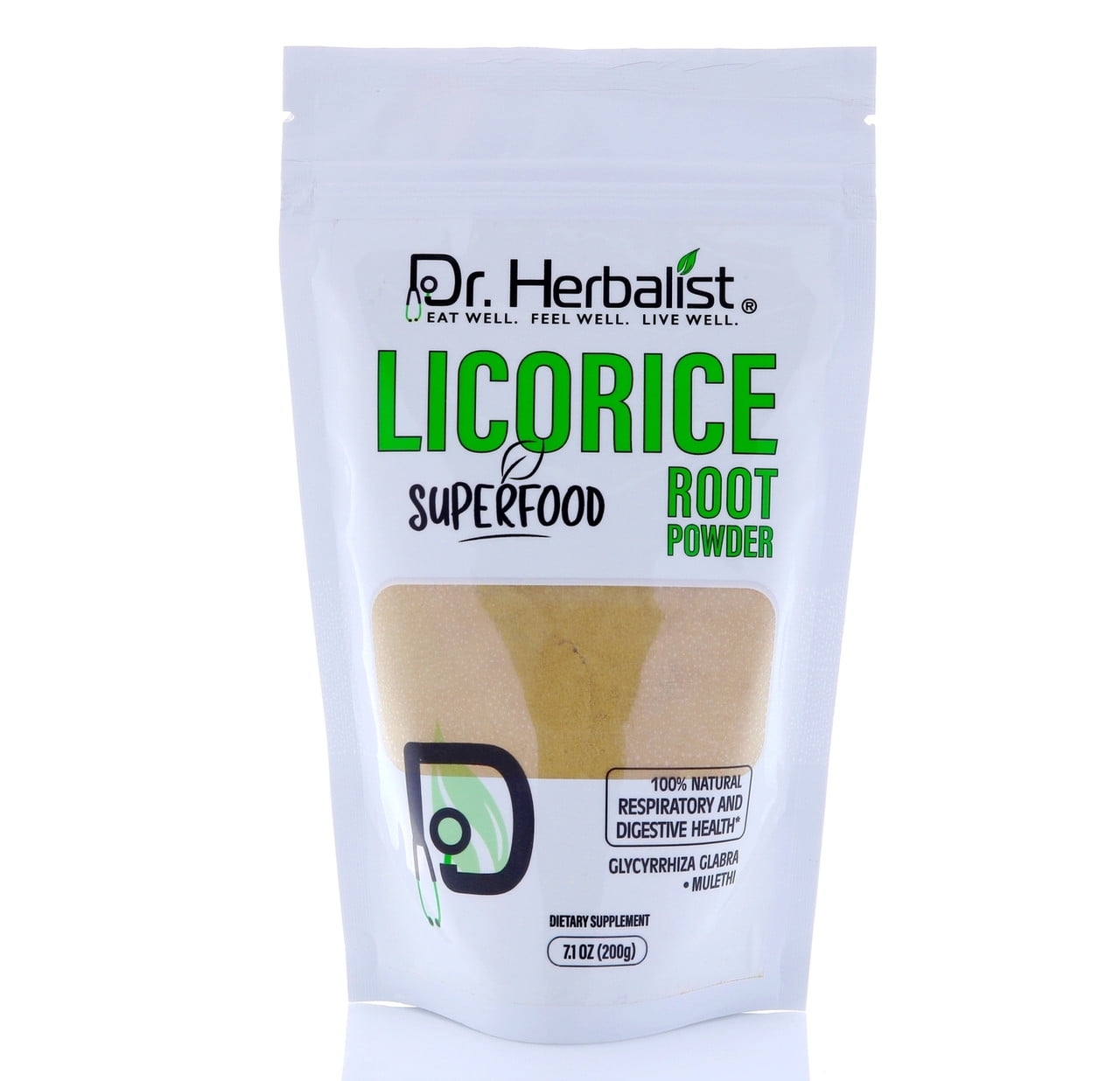 Dr. Herbalist Natural Licorice Root Powder I Glycyrrhiza Glabra I 200g