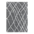 thumbnail image 3 of Unique Loom Soft Touch Shag Collection Area Rug - Dora (2' x 2' 11" Rectangle Pebble Gray/Ivory), 3 of 7
