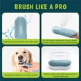 thumbnail image 7 of PET FORTUNA 360º Dog Finger Toothbrush, Cat Toothbrush, Dog Tooth Brushing Kit, Dog Teeth Cleaning Kit, Dog Dental Care, for Use with Dog Toothpaste and Cat Toothpaste (2-Pack) (Blue), 7 of 7