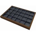 thumbnail image 1 of Yazoeia Jewelry Storage Tray Showcase Multipurpose Divided Jewelry Container Jewelry Case for Anklet Rings Earring Necklace Bracelet, 24 grid CJB12-1772, 1 of 7