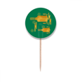 thumbnail image 1 of streamer antique s light artware Toothpick Flags Round Labels Party Decoration, 1 of 3