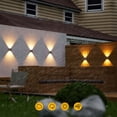 thumbnail image 7 of Solar Outdoor Wall Washing Lamp, Solar Wall Light, Courtyard Decoration Atmosphere Lamp, Villa Garden Waterproof Wall Lamp, Up and Down Luminous Wall Lights, 7 of 7