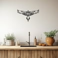 thumbnail image 3 of LaModaHome Exclusive Geometric Phoenix Metal Wall Decor – Durable & Artistic Metal Wall Art for Home and Office Decor, Perfect for Any Interior Design Aesthetic, 3 of 5