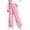 Pink, variant on BXJX Girls Corduroy Pants Size 14-16, Outdoor Elastic Waist Straight Leg School Kids Casual Pants Pink