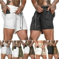 SUNSIOM Men's Sports Training Bodybuilding Summer Shorts Workout