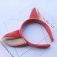 thumbnail image 3 of Diademas de Halloween, 4 diademas de orejas de zorro, aro de pelo con orejas de animales, bonito aro de cabeza, accesorios creativos para el pelo de dibujos animados para fiestas de cosplay, 3 of 5