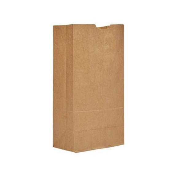 Grocery Paper Bags 50 lbs Capacity, 20, 8.25"w x 5.94"d x 16.13"h, Kraft, 500 Bags