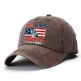 thumbnail image 2 of kaondbfi 4th of July Summer Patriotic Accessories Caps 250th Anniversary Usa Hat for Women Independence Day Printed Casual Cowboy & Baseball Cap, 2 of 3
