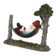 thumbnail image 1 of Garden Gnome Statue, Durable Resin Housewarming Gifts Hand Cast Hammock Gnome Statue Ornament Hand Painted  For Patio ANGGREK Gnome Decor, 1 of 8