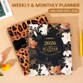 thumbnail image 2 of Planificador Whalegend 2026 Calendario Semanal y Mensual Verde Floral, 2 of 7