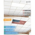 thumbnail image 6 of Fluorescent Light Covers for Ceiling Lights 1 Pack, American Flag Magnetic Ceiling Light Covers 2x4 Feet for Classroom Office School, Vintage Blue Red USA Flag Overhead Drop Ceiling Light Shade, 6 of 7