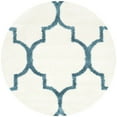 thumbnail image 5 of SAFAVIEH Phyillis Geometric Kids Shag Runner Rug, Ivory/Blue, 2'3" x 9', 5 of 10