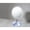 Silver, variant on Nameeks Gedy 4607-68 Twist 7-1/4" W X 11-1/2" H Modern Circular Frameless Makeup Mirror -